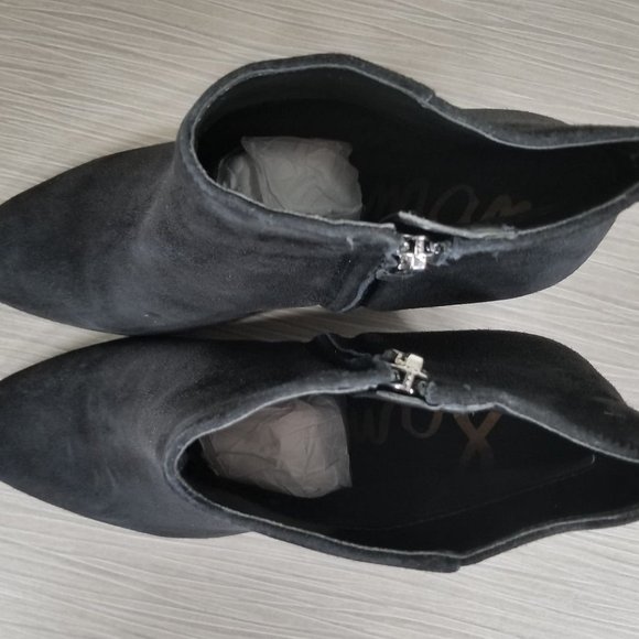 Sam Edelman Wilson Bootie, Black Suede, Womens Size 9 M - Picture 8 of 10
